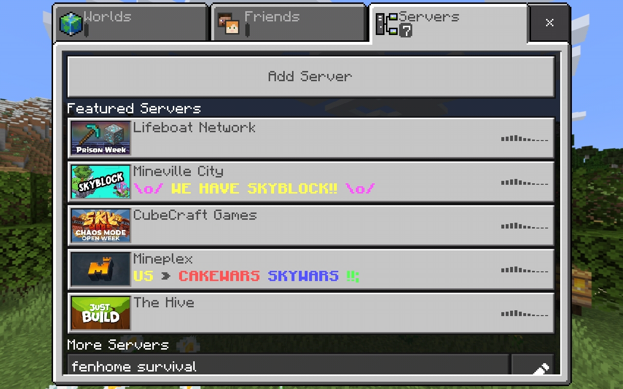 Hosting a Minecraft Server | Carson Fenimore's Blog