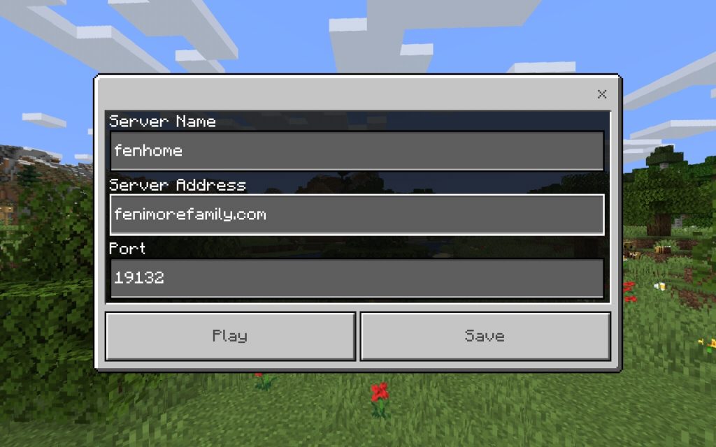 Hosting A Minecraft Server Carson Fenimore S Blog